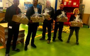 Kerst pakketten voor onze partner Yanmar Europe